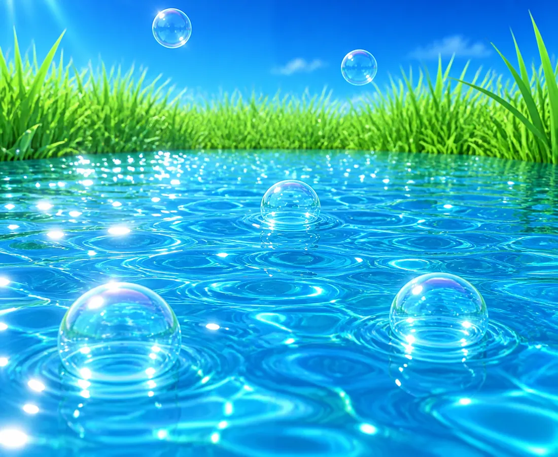 clear water surface